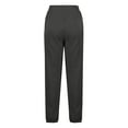 thumbnail image 4 of Criss Cross High Waisted Sweatpants Women Baggy Stretchy Gym Active Athletic Joggers Straight Legs Casual Fall Winter Pants Dark Gray L, 4 of 7