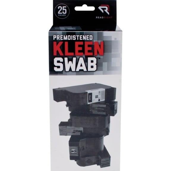 Kleenswabs Printer Cleaner Swabs, 25/box | Bundle of 5 Boxes