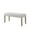 Light Oak, variant on Dining Bench Darla Walnut Oak Dining Bench in Light Gray Fabric with Tufting,Kitchen Bench