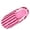 Pink, variant on Womens Striped House Slippers Fuzzy Plush Clog Warm Sherpa Teddy Fleece Bedroom Shoes Cozy Indoor Slippers