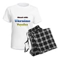 thumbnail image 4 of CafePress - Ukraine Pajamas - Women's Short Sleeve Print T-Shirt and Pants Light Cotton Pajama Set, 4 of 7