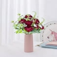 thumbnail image 5 of kkbbma under $5 Artificial Flowers Fake Rose Bouquets Faux Flowers for Decoration Red Florals Silk Roses Bouquet for Centerpiece Table Wedding Party Home Decor Cemetery, 5 of 6