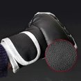 thumbnail image 4 of 1 par de guantes de boxeo negros de medio dedo de cuero PU para boxeo, kickboxing, karate, muay thai, entrenamiento y ejercicios para niños y hombres., 4 of 5