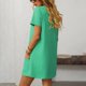 thumbnail image 5 of Vestido de Verano de Manga Larga, Encaje Suelto de Denim de Moda con Estampado Floral para Uso Casual Y Diario, 5 of 7