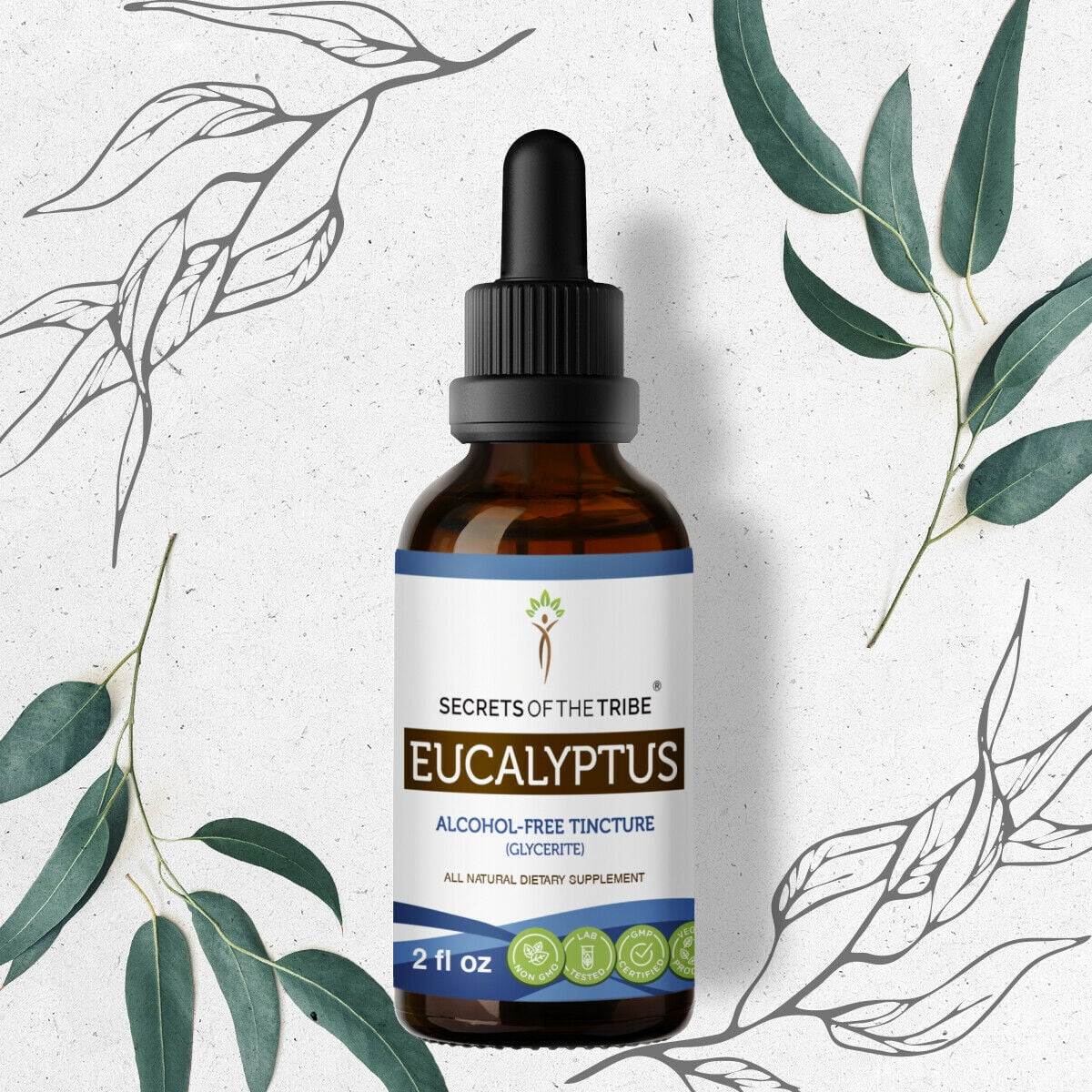 Eucalyptus Tincture AlcoholFREE Extract, Organic Eucalyptus