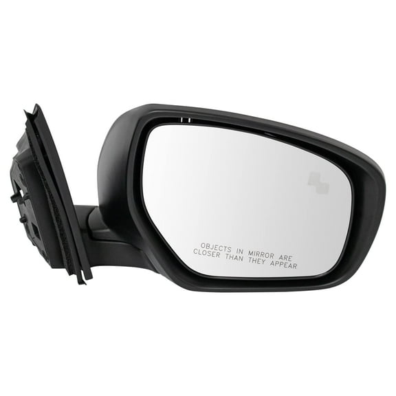 TRQ Side View Mirror Power Heated Blind Spot Detection Paint to Match RH for CX9 MRA08932 Fits select: 2010-2015 MAZDA CX-9