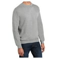 thumbnail image 4 of Yellow Rooster Men's Core Fleece Classic Crewneck Sweatshirt Athletic Heather L, 4 of 6