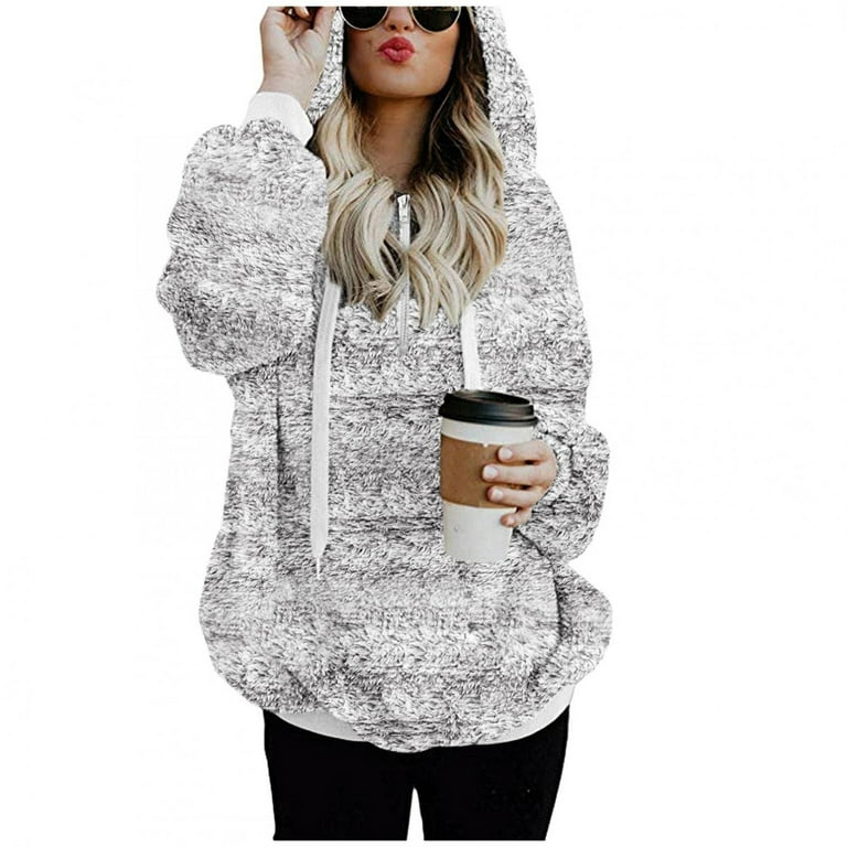 Fluffy best sale hoodie walmart