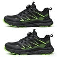 thumbnail image 3 of XQJ Lightweight Steel Toe Work Shoes for Men & Women, Comfortable Breathable Safety Sneakers for Industrial & Construction Use Black-Size 6.5, 3 of 10