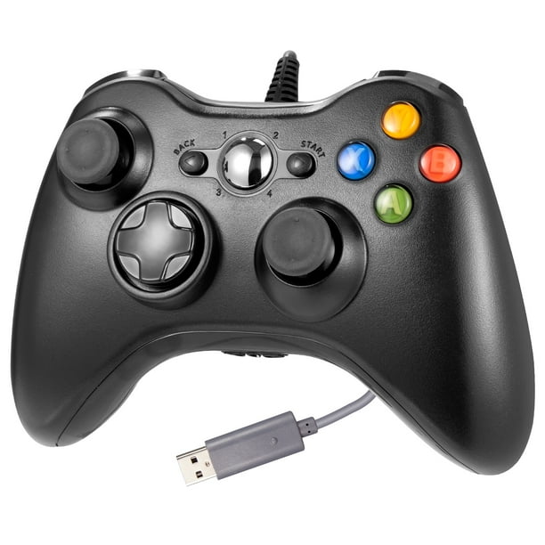 Megalopolis Motel reactie LUXMO Wired Xbox 360 Controller Gamepad Joystick Compatible with Xbox 360  /PC/ Windows 7 8 10 - Walmart.com
