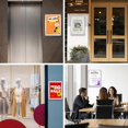 Fire Frame For Frame Flow fire A4 Silver Snap Frame, 10 Pack, Wall Mount Opening Clip Frames ...