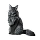 thumbnail image 1 of Figura de gato de Maine, adorno de césped, centro de mesa realista, estatua de resina de animal Estilo B, 1 of 9