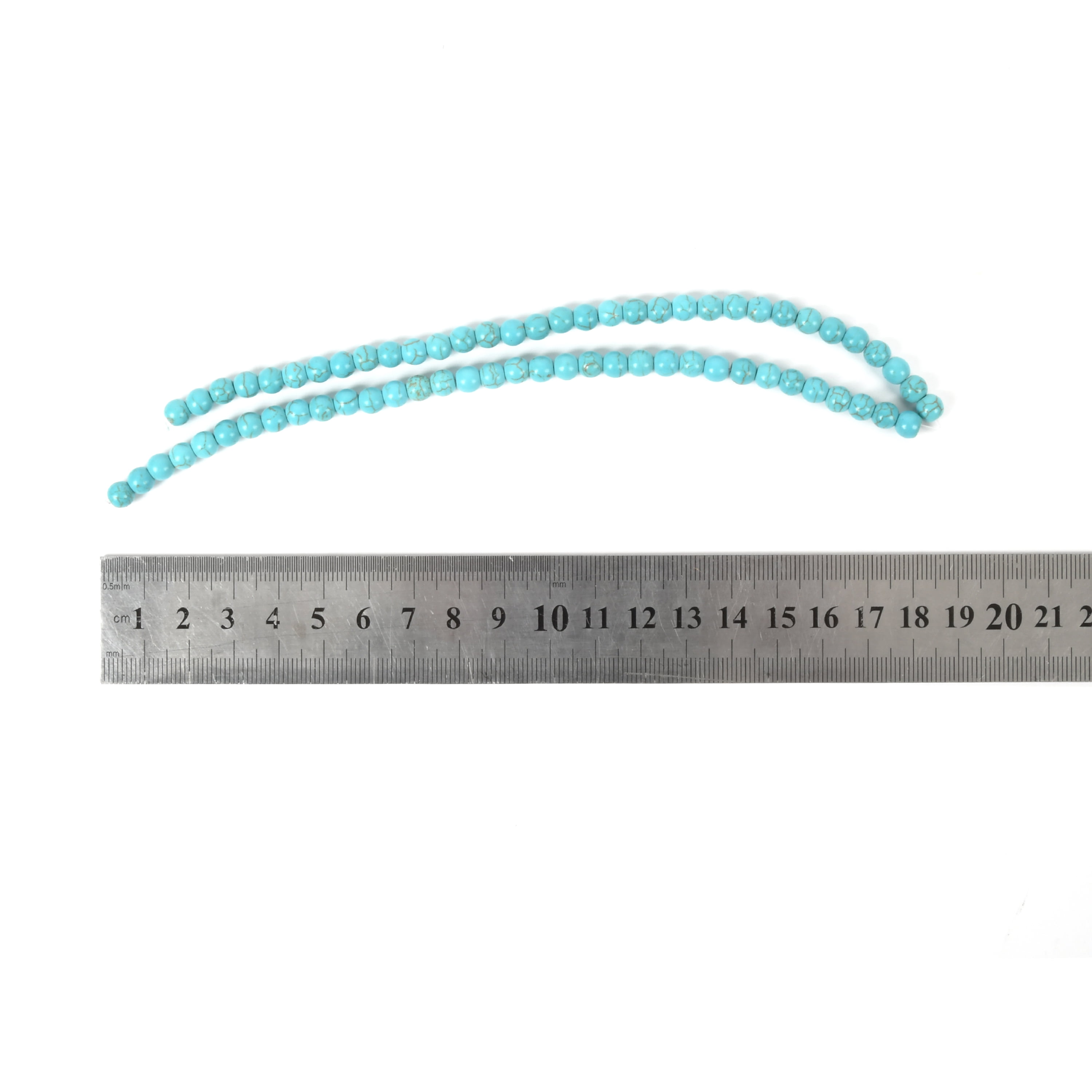Blue Moon Beads Turquoise Stone Bead Strand for DIY Jewelry, 14 in - Unisex, Adult, 1 Piece