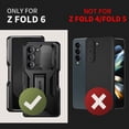 thumbnail image 5 of TONGATE for Samsung Galaxy Z Fold 6 Case with Stand,[Hinge Protection][Slide Camera Cover] Protective Armor Case,Privacy, 5 of 8