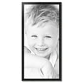 thumbnail image 2 of ArtToFrames 23" x 48" Black Engraved Edges Picture Frame, 23x48 inch Black Wood Poster Frame (WOM-4055), 2 of 8