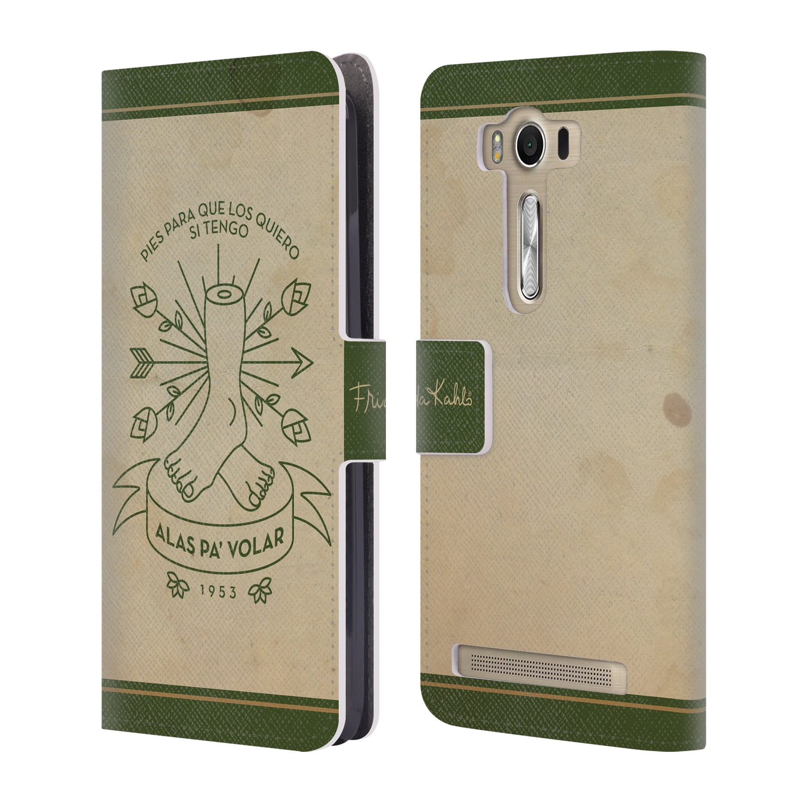 OFFICIAL FRIDA KAHLO FREAK LEATHER BOOK WALLET CASE COVER FOR ASUS ZENFONE PHONES