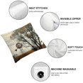 thumbnail image 4 of FANNA Windmill Trees Short Plush Pillow Cover 1-Piece Set Living Room Bedroom Outdoor Garden Sofa Decoration Comfortable Beautiful Practical Zipper Closure Summer Square 1PC 24x24in, 4 of 5