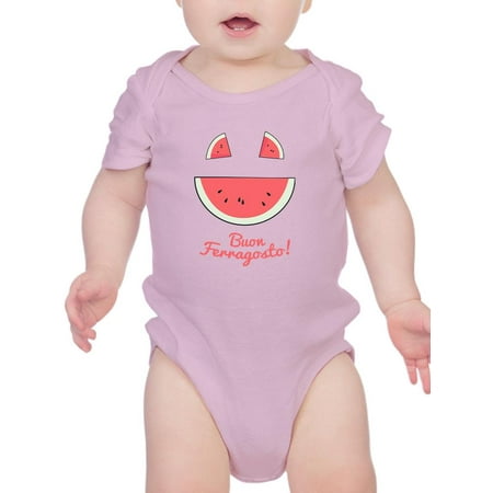 

Buon Ferragosto Melon Bodysuit Infant -Image by Shutterstock 24 Months