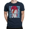 thumbnail image 2 of David Bowie - Listen to Bowie Mens T Shirt, 2 of 4