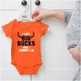 thumbnail image 5 of I Like Big Bucks Funny Hunting Bodysuit Jumper Boys Infant Baby Brisco Brands 24M, 5 of 6