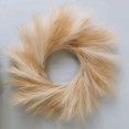 thumbnail image 3 of Corona de hierba de pampas, corona de pampas falsas para puerta principal, corona de pampas artificiales para todas las estaciones, decoración de pared boho, 3 of 5