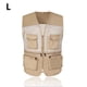 thumbnail image 5 of Neries Chaqueta de pesca de verano con bolsillos delanteros Tamaño múltiple CHEIST CHAIST CHAIST OUTERWEAR VESTIDOS Vestidos de juegos de juegos al aire libre Accesorios Khaki / L Scienceny OD003201-29, 5 of 7