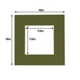 thumbnail image 3 of Dill Acid Free 16x16 Picture Frame Mats with White Core Bevel Cut for 8x8 Pictures - Fits 16x16, 3 of 4
