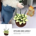 thumbnail image 6 of Pretyzoom Playhouse Garden Accessory Miniature Hanging Flowerpot Green 1Set, 6 of 8