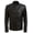 Black ( As Shown In The Image ), variant on 100% Real Lambskin Leather Black Racer Jacket With Zipper Pocket & Snap Black Stranded Look Designer Jacket SU032