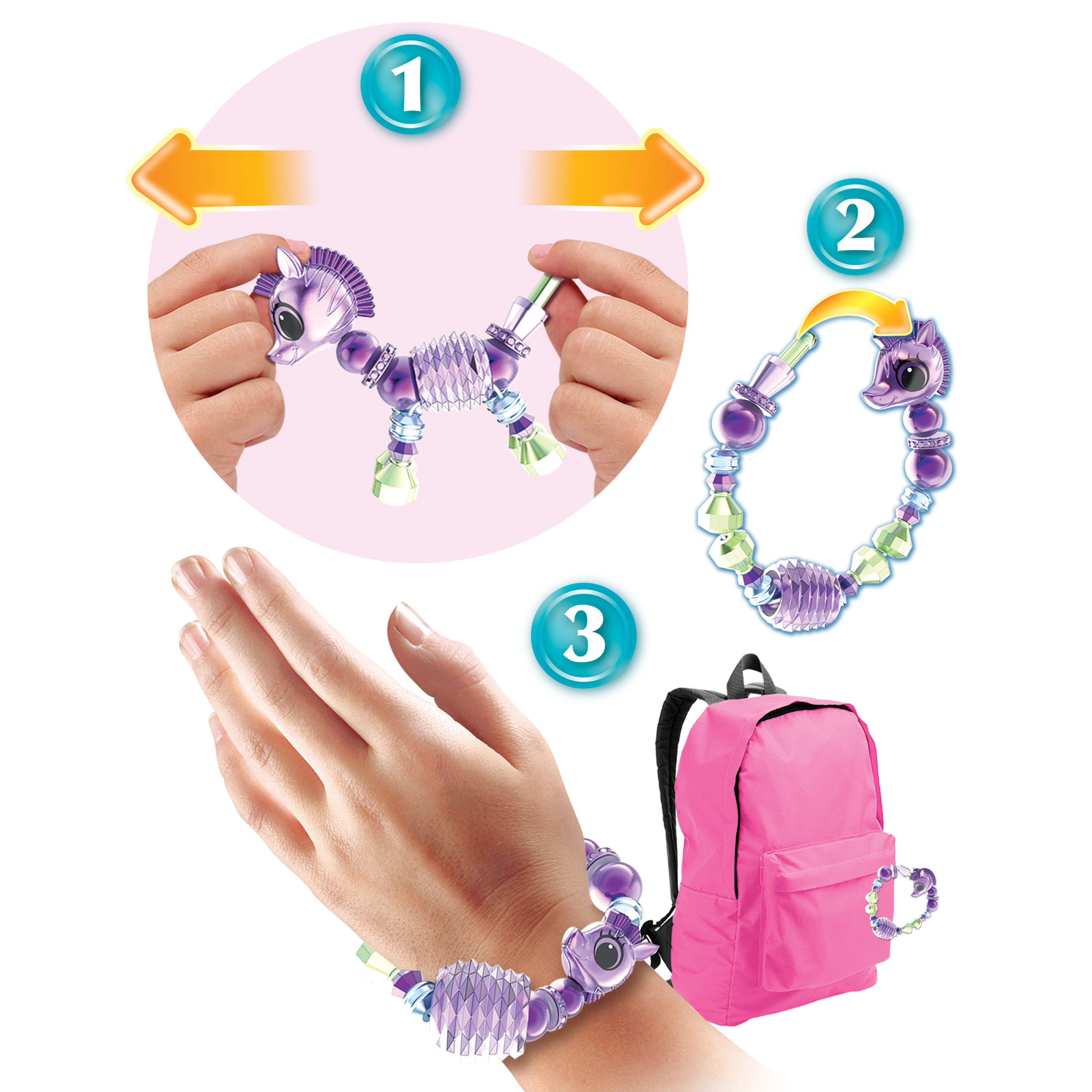 Twisty Petz - Zaggy Zebra Bracelet for Kids