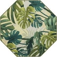 thumbnail image 2 of Unique Loom Outdoor Botanical Collection Area Rug - Longwood (4' 1" Octagon Green/Olive), 2 of 9