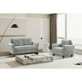 thumbnail image 4 of JIUMI Fashion Living Room Three Piece Sofa Set, Living Room Set, 4 of 8