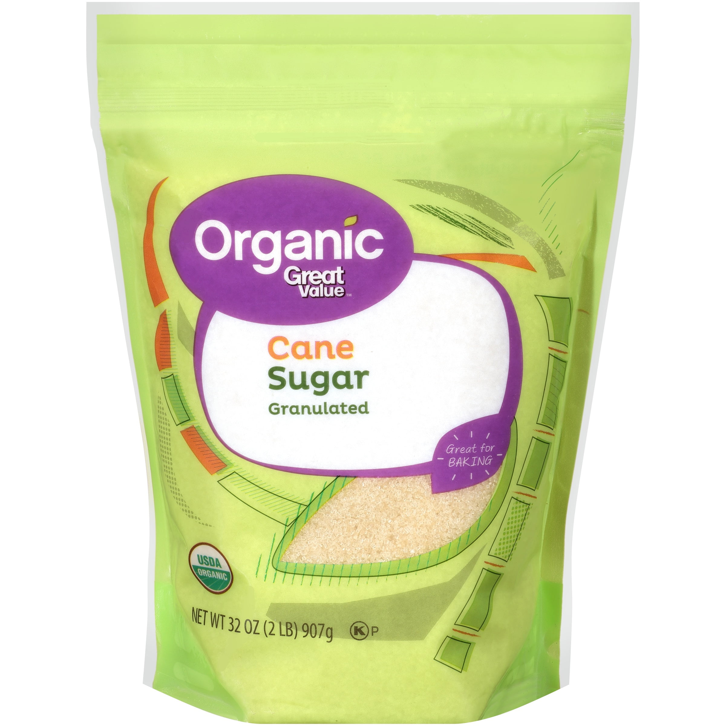 Great Value Organic Granulated Cane Sugar 2 Lb Walmart Inventory