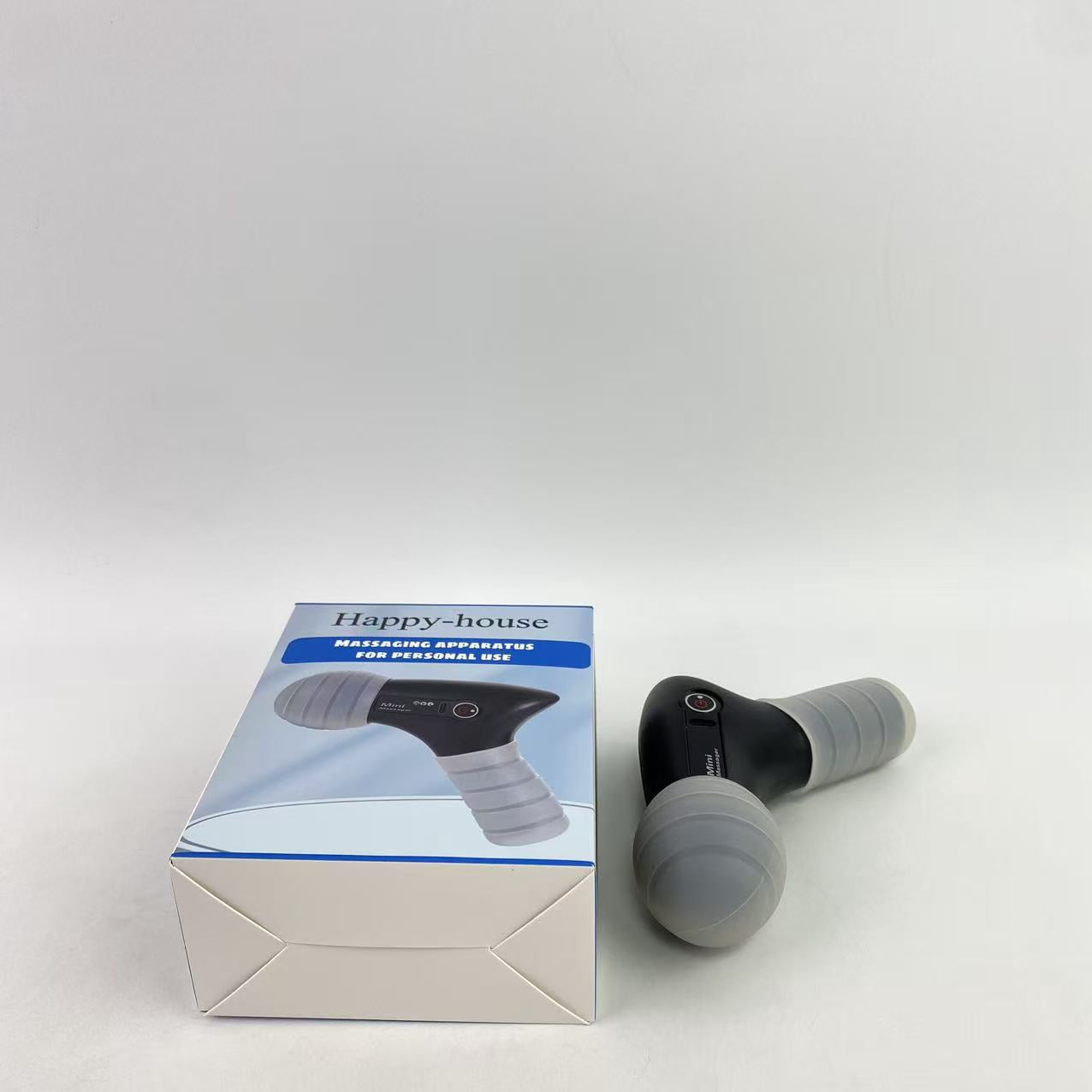 Happy-house Massaging apparatus for personal use,Massage Gun, Small Travel Tool, Massage Gun Deep Tissue,Percussion Handheld Portable Muscle Massager Tool (Black)