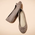thumbnail image 5 of Veittes Women's Wide Width Flats Shoes - Round Toe Bow Comfortable Casual Ballet Shoes., 5 of 8