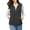 Black, variant on Brglopf Womens Lightweight Puffer Vest Sleeveless Quilted Jackets Zip Up Stand Collar Warm Fall Winter Padded Gilet Outwear with Pockets(White,M)