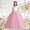 Watermelon Red, variant on SGFCWSX Girls Lace Bodice Tulle Dress Sleeveless V Neck Floor-Length Formal Pageant Party Gown Purple Size 6-7 Years