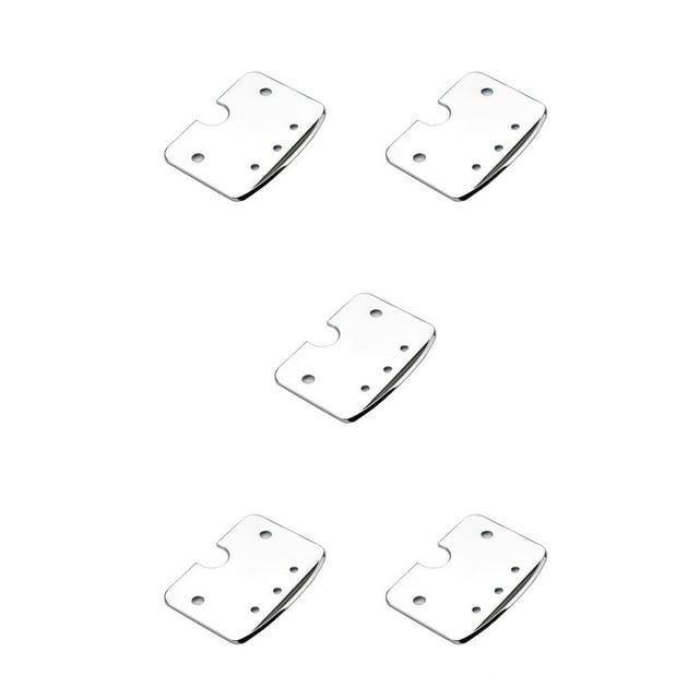 Guardoinrt 3 String Tailpiece Replace Parts Music Instrument Accessory Guitars Fittings As shown 5Set