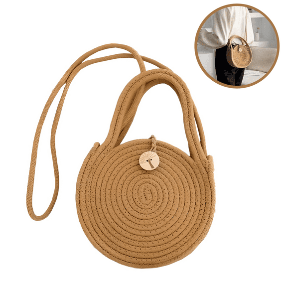 Women's Woven Handmade Bags, Summer Beach Crossbody, Small Tote