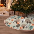thumbnail image 5 of Bingfone Christmas Tree Skirt Mat Christmas Decoration Interior 36" -Squirrels and Trees, 5 of 6