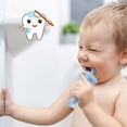 thumbnail image 2 of Wentin Direct Sale Manual Toothbrushes Toddler Toothbrush, Training Baby Toothbrush Silicone, Infant Toothbrush, Extra Soft/Tough Bristles, Anti-chocking Anti-Fall Design, 2 of 5