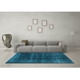 thumbnail image 3 of Ahgly Company Indoor Rectangle Oriental Light Blue Industrial Area Rugs, 5' x 8', 3 of 4