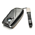 thumbnail image 2 of Vitodeco Genuine Leather Key Fob Case Compatible with BMW X5 2024, BMW X6 2024, BMW X7, BMW X1, BMW 3 Series, BMW 7 Series, BMW iX, BMW i4, BMW i7 2023-up (4-Button, Black), 2 of 7