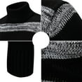thumbnail image 4 of HaoXianJian Men's Slim Fitted Striped Turtleneck Sweater Casual Cable Knit Pullover Sweaters Men's Fall Winter Fashion Long Sleeve Clothing, 4 of 4