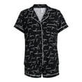 thumbnail image 6 of Joyspun Women's Dreamy Soft Collection Notch Top and Shorts Pajama Set, 2-Piece, Sizes XS-3X, 6 of 7