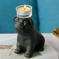 thumbnail image 4 of Soporte para varitas de , decoración en apariencia de perro, , adornos de cerámica, estatuas, censer para oficina, escritorio, Claro, 4 of 9
