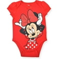 thumbnail image 5 of Disney Minnie Mouse Girl's 5-Piece Short Sleeve Baby Bodysuit Onesie Set, 5 of 6
