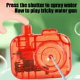 thumbnail image 5 of STPToys Water Sprinkler Toys,Camera Shaped Water Battles Toy for Summer Water Sprinkler Beach Yard Outdoor Party Favors - Orange, 5 of 6