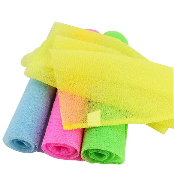 Luxurious Exfoliating Bath Cloth For Unmatched Hygiene, Stimulates Blood Circulation, Reusable And Quick Air Dry, For Full-Body Cleansing, Back Scrubber, 3 Pieces
