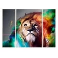 thumbnail image 3 of 5 piezas de abstracto juegos de pared ANIMAL LEÓN decoración de pared cuadros sin marco Macarena Pintura, 3 of 8